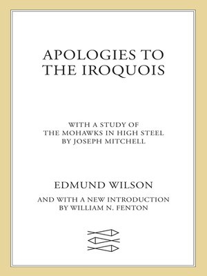 cover image of Apologies to the Iroquois